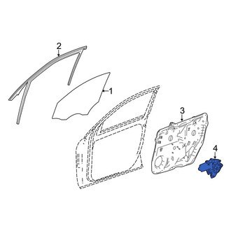 Mercedes-Benz OE - Front Left Window Motor