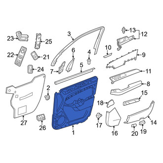 Mercedes-Benz OE - Front Right Inner Door Interior Trim Panel