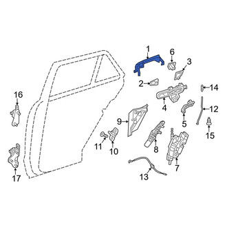 Mercedes-Benz OE - Front Left Outer Exterior Door Handle