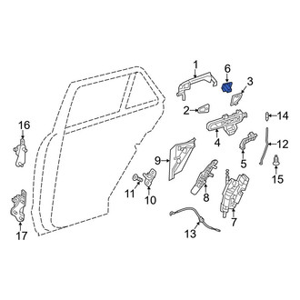 Mercedes-Benz OE - Front Left Outer Exterior Door Handle Cover