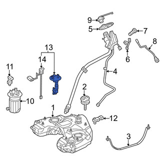 Mercedes-Benz OE - Left Fuel Tank Sending Unit