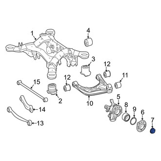 Mercedes-Benz OE - Rear CV Joint Nut