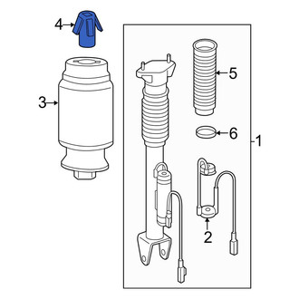 Mercedes-Benz OE - Rear Air Suspension Spring Seal