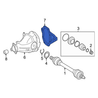 Mercedes-Benz OE - Rear Differential Cover