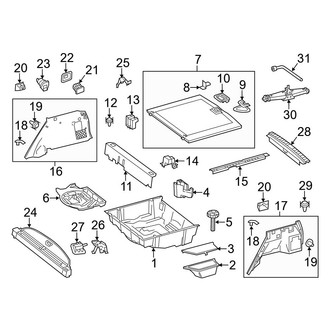 Mercedes-Benz OE - Rear Body & Floor - Interior Trim