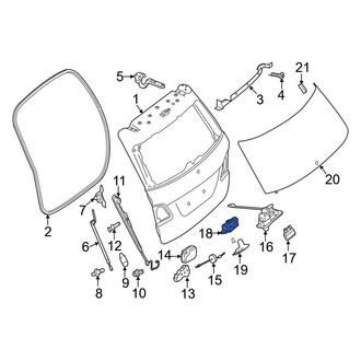 Mercedes-Benz OE - Rear Liftgate Latch