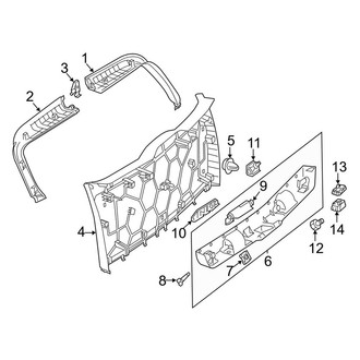 Mercedes-Benz OE - Lift Gate - Interior Trim
