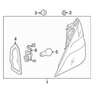 Mercedes-Benz OE - Rear Lamps - Tail Lamps (Quarter Panel)