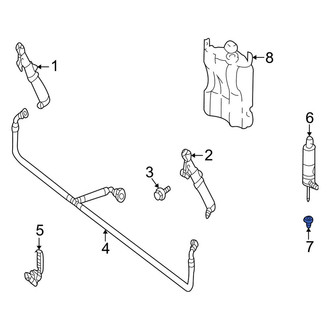 Mercedes-Benz OE - Headlight Washer Pump Grommet