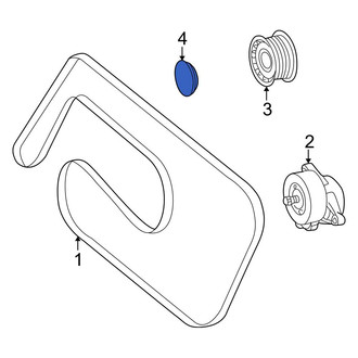 Mercedes-Benz OE - Accessory Drive Belt Idler Pulley Cap