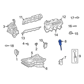 Mercedes-Benz OE - Engine Oil Filter Housing Cover