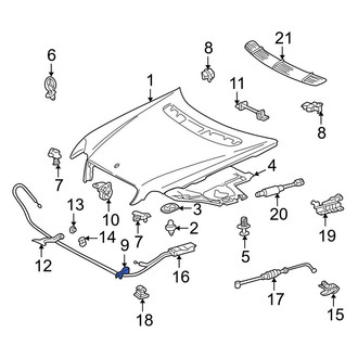 Mercedes-Benz OE - Hood Contact Switch