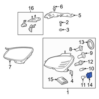 Mercedes-Benz OE - Front Turn Signal Light Socket