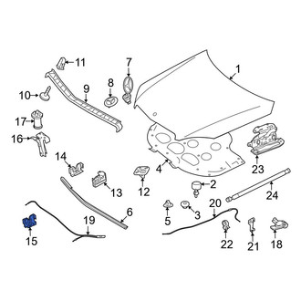 Mercedes-Benz OE - Hood Contact Switch