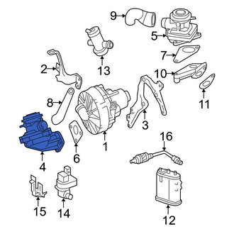 Mercedes-Benz OE - Secondary Air Injection Pump Check Valve
