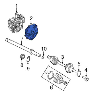 Mercedes-Benz OE - Front Differential Cover
