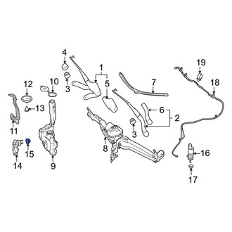 Mercedes-Benz OE - Washer Fluid Level Sensor Seal