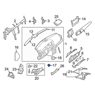 Mercedes-Benz OE - Ignition Lock Escutcheon