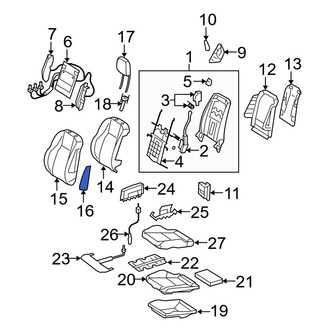 Mercedes-Benz OE - Front Right Seat Air Bag