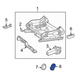 Mercedes-Benz OE - Front Right Power Seat Switch