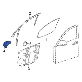 Mercedes-Benz OE - Front Right Window Motor