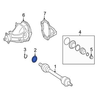 Mercedes-Benz OE - Rear CV Joint Oil Seal Dust Shield