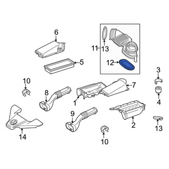 Mercedes-Benz OE - Engine Air Intake Hose Seal