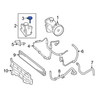 Mercedes-Benz OE - Power Steering Reservoir Cap