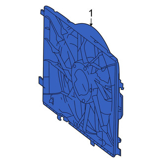 Mercedes-Benz OE - Engine Cooling Fan Assembly