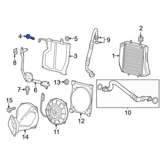 Mercedes-Benz OE - Engine Oil Cooler Bolt