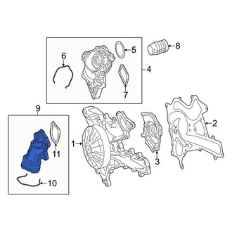 Mercedes-Benz OE - Engine Coolant Inlet Flange