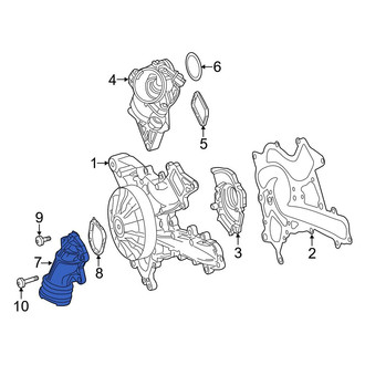 Mercedes-Benz OE - Engine Coolant Inlet Flange