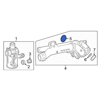 Mercedes-Benz OE - Engine Coolant Thermostat Gasket