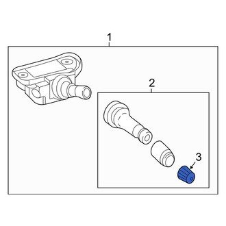 Mercedes-Benz OE - Tire Pressure Monitoring System (TPMS) Valve Stem Cap