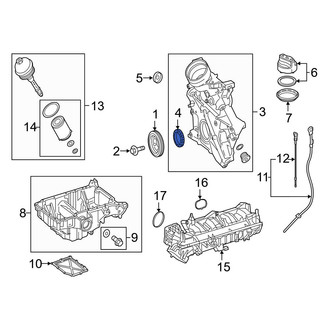 Mercedes-Benz OE - Engine Timing Cover Seal
