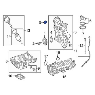 Mercedes-Benz OE - Engine Timing Cover Seal