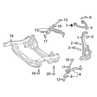 Mercedes-Benz OE - Lateral Arm Nut