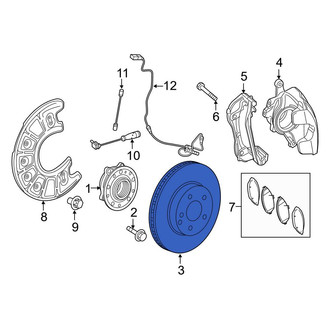 Mercedes-Benz OE - Front Disc Brake Rotor