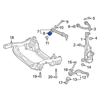 Mercedes-Benz OE - Rear Suspension Knuckle Bushing