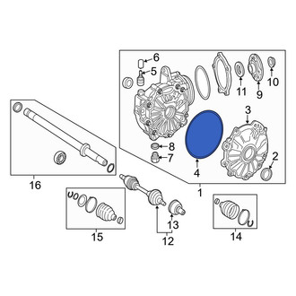 Mercedes-Benz OE - Axle Housing Cover Gasket