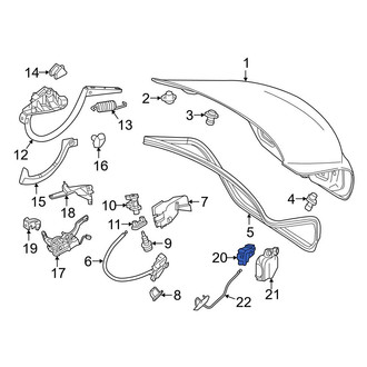Mercedes-Benz OE - Tailgate Lift Motor
