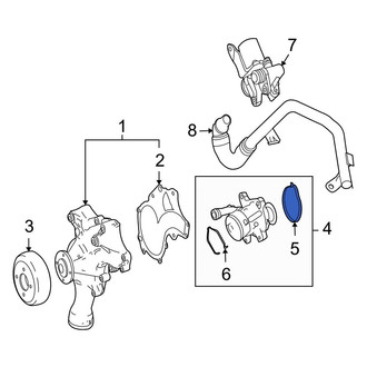 Mercedes-Benz OE - Engine Coolant Thermostat Gasket