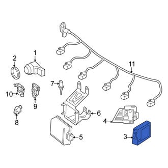 Mercedes-Benz OE - Front Collision Warning Sensor