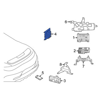 Mercedes-Benz OE - Rear Infotainment Display Control Module
