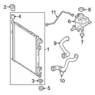 Mercedes-Benz OE - Cooling - Radiator & Components (Main)