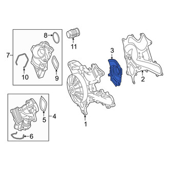 Mercedes-Benz OE - Engine Water Pump Housing