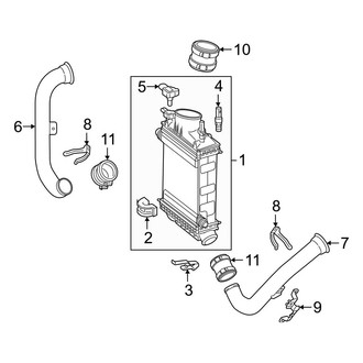 Mercedes-Benz OE - Cooling - Intercooler (4Matic)