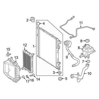 Mercedes-Benz OE - Cooling - Radiator & Components (Main)
