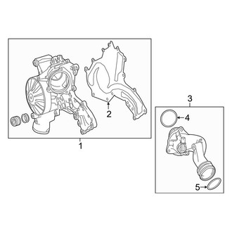 Mercedes-Benz OE - Cooling - Water Pump (Sport Utility W166 Body Code)