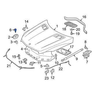 Mercedes-Benz OE - Front Hood Stop Buffer